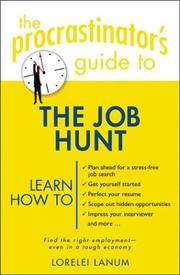 Cover of: The Procrastinator's Guide to the Job Hunt by Lorelei Lanum