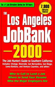 Cover of: The Los Angeles JobBank, 2000 by Steven Graber