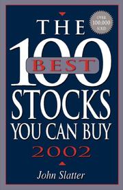 Cover of: The 100 Best Stocks You Can Buy, 2002