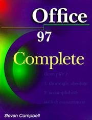 Cover of: Office 97 Complete by Steve Campbell, Steven Campbell