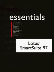 Cover of: Lotus Smartsuite 97 Essentials (Essentials (Que Paperback)) by Camille Rogers, Edna Levernier, Huzeifa Musaji