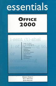 Cover of: Office 2000 Essentials