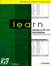 Cover of: Learn Windows NT 4.0 Workstation