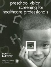 Cover of: Preschool Vision Screening for Health Professionals