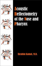 Cover of: Acoustic Reflectometry Of The Nose And Pharynx