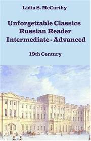 Cover of: Unforgettable Classics: Russian Reader Intermediate-advanced, 19th Century