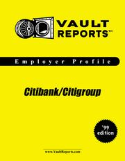 Cover of: Citicorp/Citibank: The VaultReports.com Employer Profile for Job Seekers