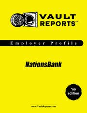 Front cover of Nationsbank by Vault Reports