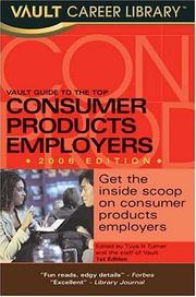 Cover of: Vault Guide to the Top Consumer Products Employers