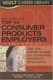 Cover of: Vault Guide to the Top 50 Consumer Products Employers