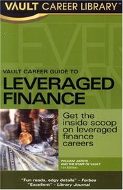 Cover of: Vault Career Guide to Leveraged Finance: Premier Edition