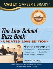 Cover of: The Law School Buzz Book, 2008 Edition (Law School Buzz Book)