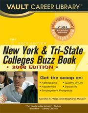 Cover of: Vault New York/Tri-State Area College Buzz Book