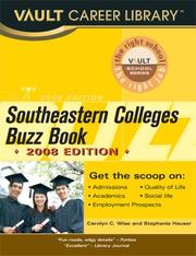 Cover of: Vault Southeastern Colleges Buzz Book