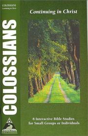 Cover of: Colossians by Phillip D. Jensen, Tony Payne
