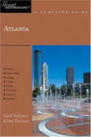 Cover of: Atlanta: Great Destinations: A Complete Guide (Great Destinations)