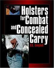 Cover of: Holsters for Combat and Concealed Carry