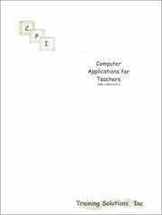Cover of: Computer Applications for Teachers (Educator's Series)