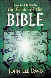 Cover of: How to Memorize the Books of the Bible