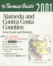 Cover of: Thomas Guide 2001 Alameda and Contra Costa Counties: Street Guide and Directory (Alameda and Contra Costa Counties Street Guide and Directory)