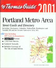 Cover of: Portland Metro Area 2001 (Oregon)