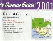 Cover of: Thomas Guide 2001 Ventura County Street Guide and Directory