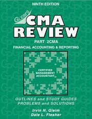 Cover of: Cma Review: Financial Accounting & Reporting