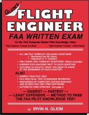 Cover of: Flight Engineer FAA Written Exam by Irvin N. Gleim