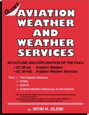 Cover of: Aviation Weather and Weather Services