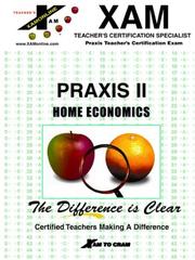 Cover of: Praxis : Home Economics (Praxis Series)