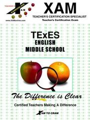 Cover of: TEXES - ENGLISH - MIDDLE SCHOOL (Excet Series)