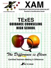 Cover of: TEXES - Guidance Counseling by Sandra Loewenstein