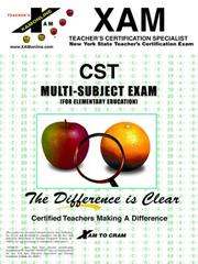 Cover of: CST - Elementary Competency and Skills (Cst Series)