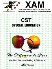 Cover of: CST - Special Education by Xam