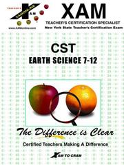 Cover of: CST - Earth Science 7-12 (Cst Series)