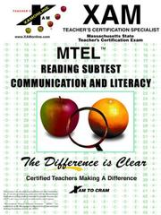 Cover of: MTT : Reading Subtest : Communication and Literacy Test (Mtel Series)