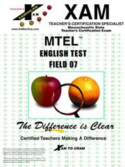 Cover of: MTT - English Test Field 07 (Mtel Series) by Xam