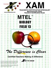 Cover of: MTT - Biology Field 13 (Mtel Series) by Xam