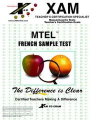 Cover of: MTT - French Sample Test (Mtel Series) by Xam