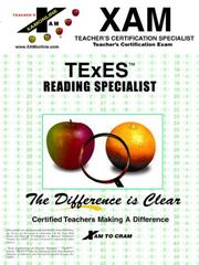 Cover of: Texes Reading Specialist