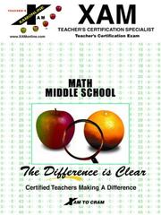 Cover of: Math Middle School | Xam