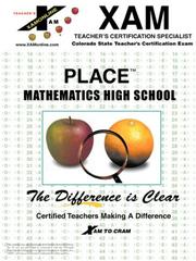 Cover of: PLACE Mathematics 04