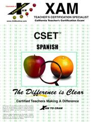 Cover of: Cset Spanish by Xam