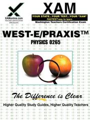 Cover of: West-E/Praxis II Physics 0265