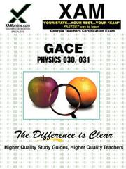 Cover of: GACE Physics 030, 031