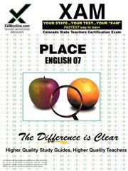 Cover of: PLACE English 07 | Sharon Wynne