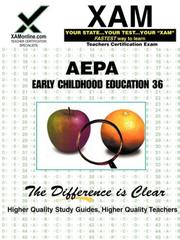 Cover of: AEPA Early Childhood Education 36