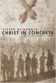 Cover of: Christ in Concrete by Pietro Di Donato