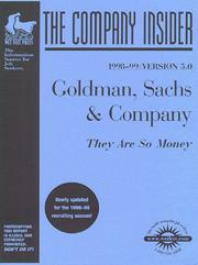 Cover of: The Goldman Sachs Group: The WetFeet.com Insider Guide (Wetfoot.Com Insider Guide)