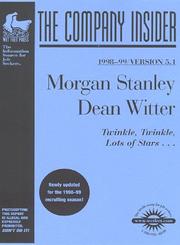 Cover of: Morgan Stanley Dean Witter | Wetfeet.Com